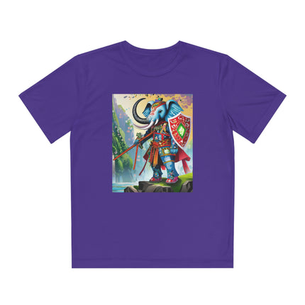 Cyberpunk Elephant Youth Competitor Tee