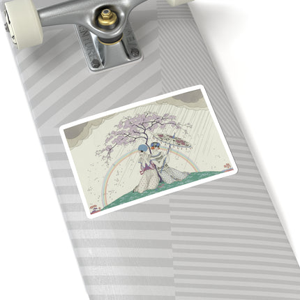 L’Arc-en-Ciel by George Barbier Kiss-Cut Stickers (4 Sizes)