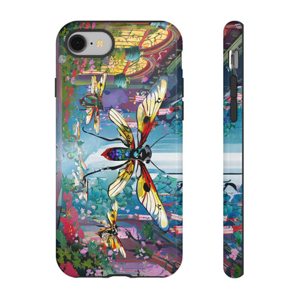 Neon Swarm Phone Cases