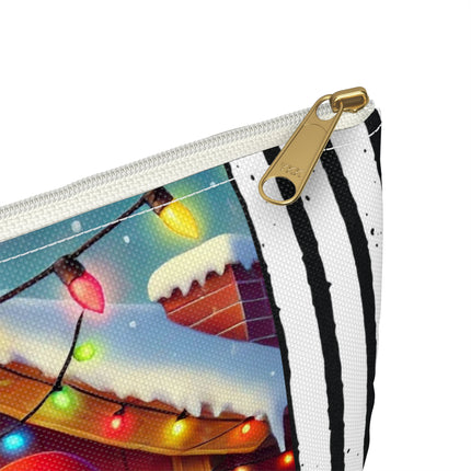 Playful Dragon's Christmas Accessory Pouch