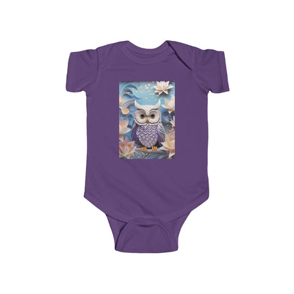 Enchanted Baby Owl Infant Fine Jersey Bodysuit