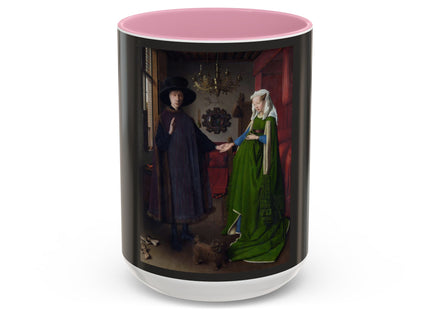 Arnolfini Portrait by Jan Van Eyck Colorful Mugs (11oz, 15oz)