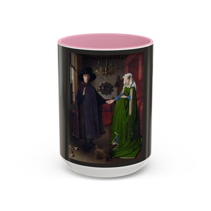 Arnolfini Portrait by Jan Van Eyck Colorful Mugs (11oz, 15oz)