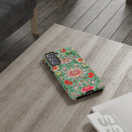 Colorful Floral Pattern by Owen Jones Phone Cases