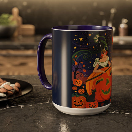 🧙‍♀️🎃 The Witch Of Pumpkin Moon Hollow Colorful Mug – Whimsical Halloween Magic