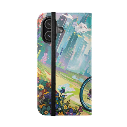 🐸🚵 Cyberpunk Frog Flip Case – High-Tech Adventure & Neon Velocity