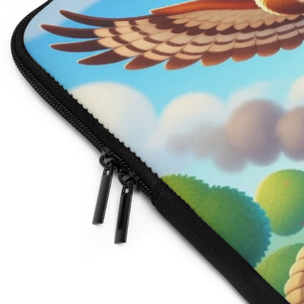 The Red-Tailed Hawk in Battle Laptop Sleeve – Flight, Courage & High-Flying Adventure