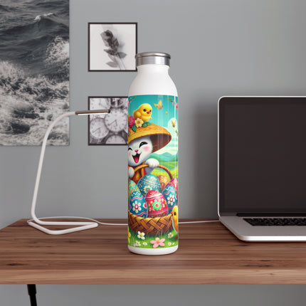 Geisha Kitten’s Easter Delight Slim Water Bottle