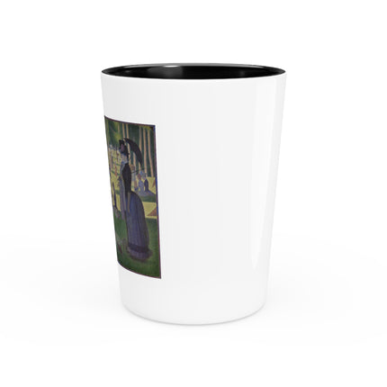 A Sunday on La Grande Jatte by Georges Seurat Ceramic Shot Glass