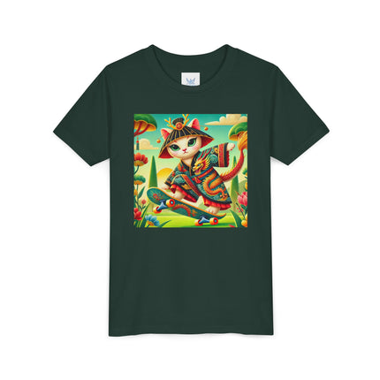 Dragon Dance on Wheels Youth Short Sleeve Tee