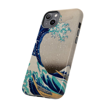 The Great Wave off Kanagawa by Katsushika Hokusai Phone Cases