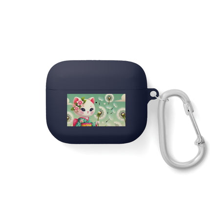 Geisha Kitten and the Dandelion Wish AirPods and AirPods Pro Case