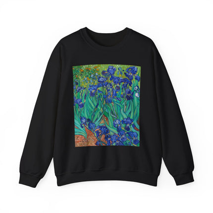 Irises by Vincent Van Gogh Heavy Blend™ Crewneck Sweatshirt