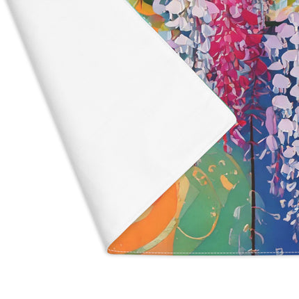 Golden Wisteria Elegance Placemat, 1pc