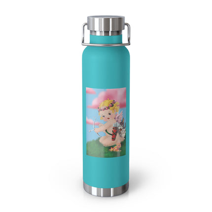 Cupid's Aim Copper Vacuum Insulated Bottle, 22oz