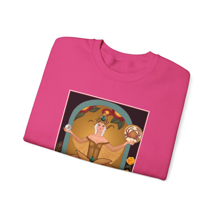 June & Pearl, Alexandrite (from the Gem Series) by Sofia Chiostri Heavy Blend™ Crewneck Sweatshirt