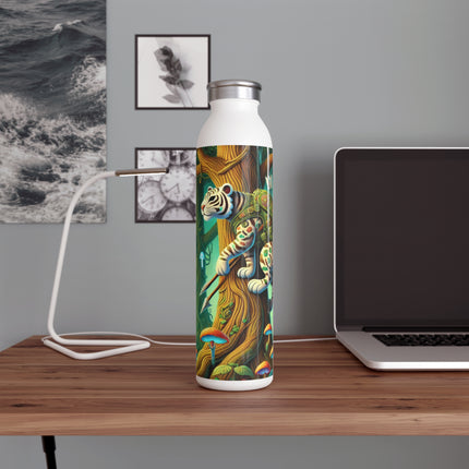 Silent Stripes Slim Water Bottle