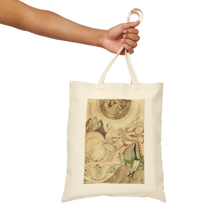 Sur talons rouges (On Red Heels) pl 01 by Gerda Wegener Cotton Canvas Tote Bag