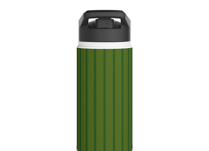 Stealthy Stripes Stainless Steel Water Bottle, Standard Lid