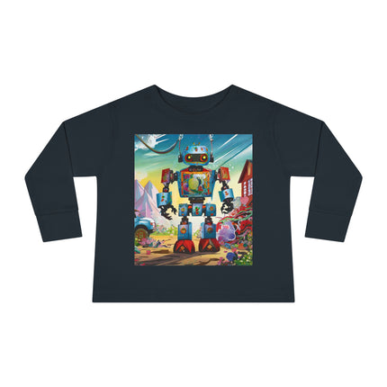 The Rusty Robot Toddler Long Sleeve Tee