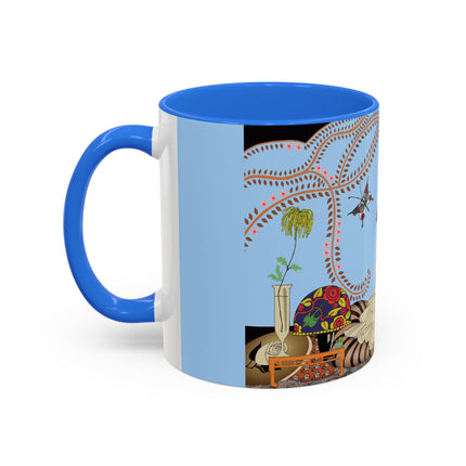 Minuit … ou l’appartement à la mode by George Barbier Colorful Mugs (11oz, 15oz)