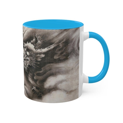 Japanese dragon by Yamada Dōa Colorful Mugs, 11oz