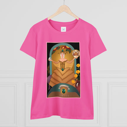 June & Pearl, Alexandrite (from the Gem Series) by Sofia Chiostri Women's Midweight Cotton Tee