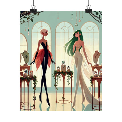 ✨🧚 Fairy Treasures Matte Vertical Poster – Sparkle, Wonder & Enchanted Friendship