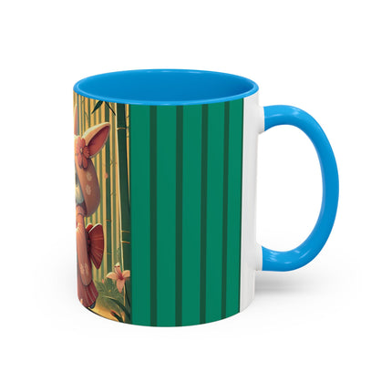 Geisha Kitten’s Easter Stroll Colorful Mugs (11oz, 15oz)