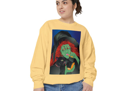 Mirror, Mirror A Witch's Touch Unisex Garment-Dyed Sweatshirt