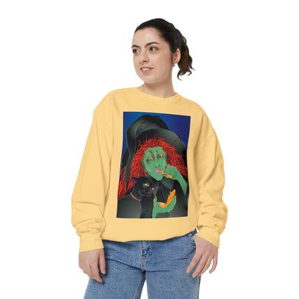 Mirror, Mirror A Witch's Touch Unisex Garment-Dyed Sweatshirt
