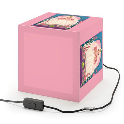 August & Peridot Zodiac Light Cube Lamp
