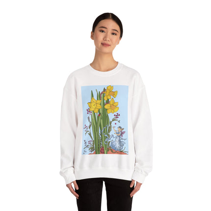 Daffodil Fairy Unisex Heavy Blend™ Crewneck Sweatshirt