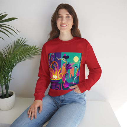 Dance of the Skeleton Ballerinas Unisex Heavy Blend™ Crewneck Sweatshirt