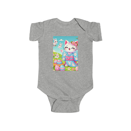 Springtime Kitten’s Easter Joy Infant Fine Jersey Bodysuit