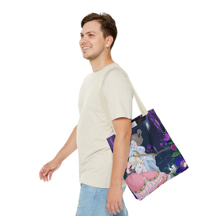 🌙🎶 The Moonlit Garden Serenade Tote Bag – Art Deco Musical Fantasy