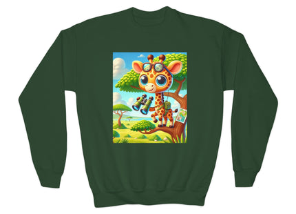 Giraffe Lookout Youth Crewneck Sweatshirt