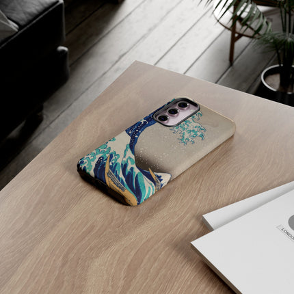 The Great Wave off Kanagawa by Katsushika Hokusai Phone Cases