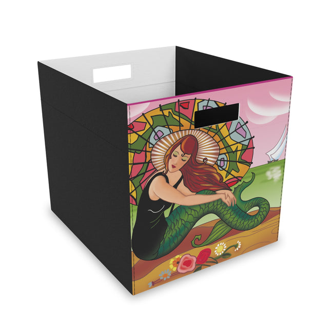Siren Serenade by Carlo Chiostri Felt Storage Box