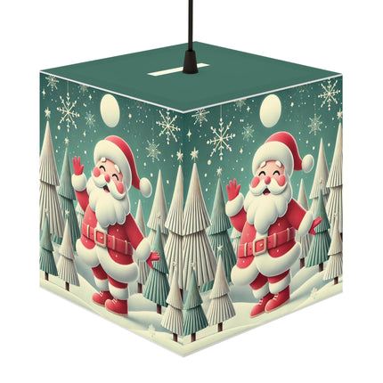 Santa's Joyful Christmas Light Cube