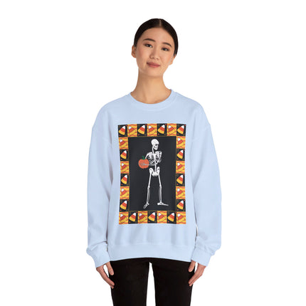 Candy Corn Skeleton Unisex Heavy Blend™ Crewneck Sweatshirt