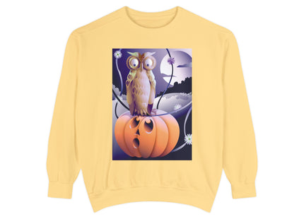 The Startled Pumpkin Unisex Garment-Dyed Sweatshirt
