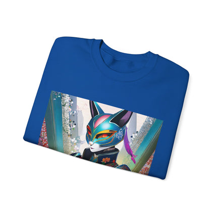 Cyberpunk Chic Unisex Heavy Blend™ Crewneck Sweatshirt