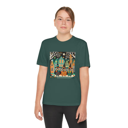 Night of the Trick-or-Treating Owlets Youth Competitor Tee