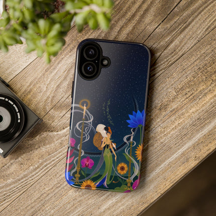 🌙🕯️ The Lady Of The Midnight Garden Phone Case – Art Deco Nocturne
