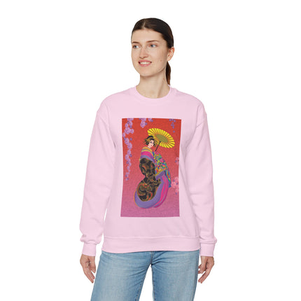 Enchanting Geisha Unisex Heavy Blend™ Crewneck Sweatshirt