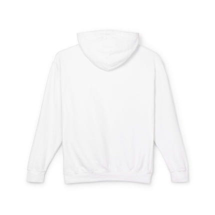 🌸❄️ Winter Flower Girl Unisex Lightweight Hooded Sweatshirt – Art Deco Floral Fantasy