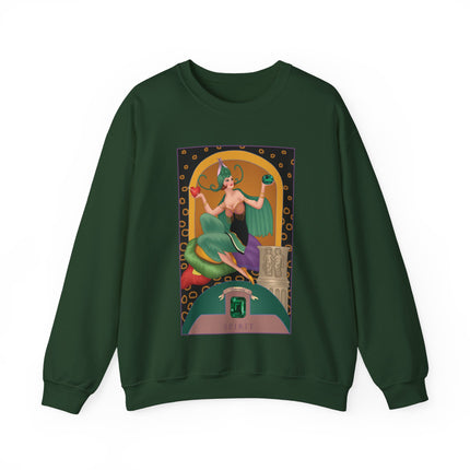 May & Emerald (from the Gem Series) by Sofia Chiostri Heavy Blend™ Crewneck Sweatshirt