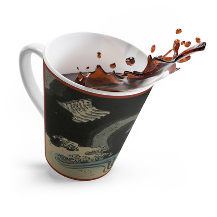Picture Album Featuring a Dragon by Utagawa Hiroshige Latte Mug