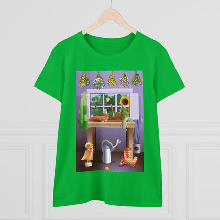 A Gardener's Haven Women's Midweight Cotton Tee